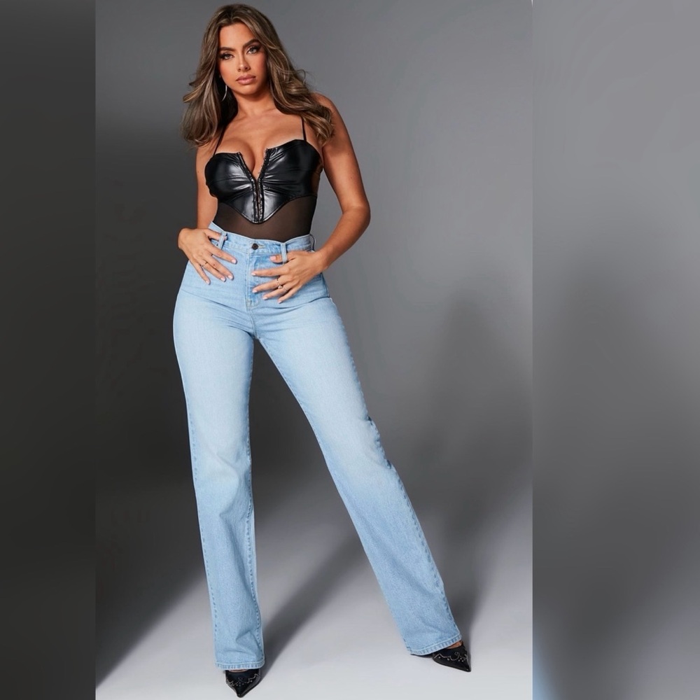 Fashion Nova Light Blue Jeans
